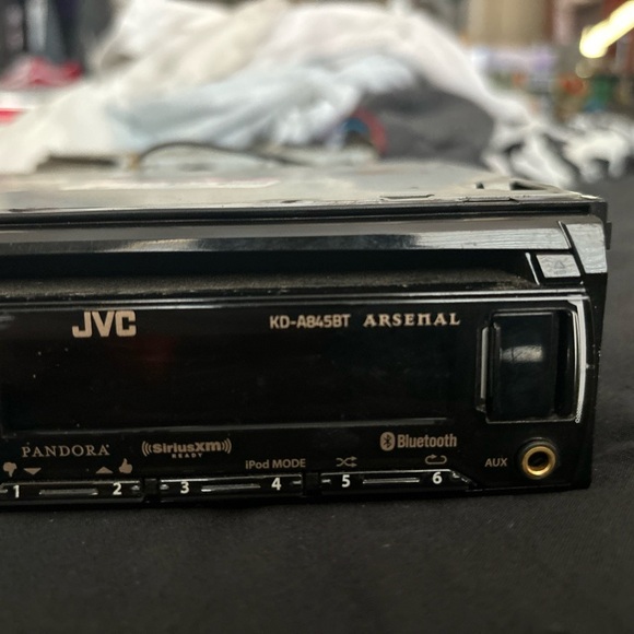 JVC CD Receiver KD-A845BT Arsenal Bluetooth Pandora Sirus XM Knob Is Missing - Picture 2 of 12
